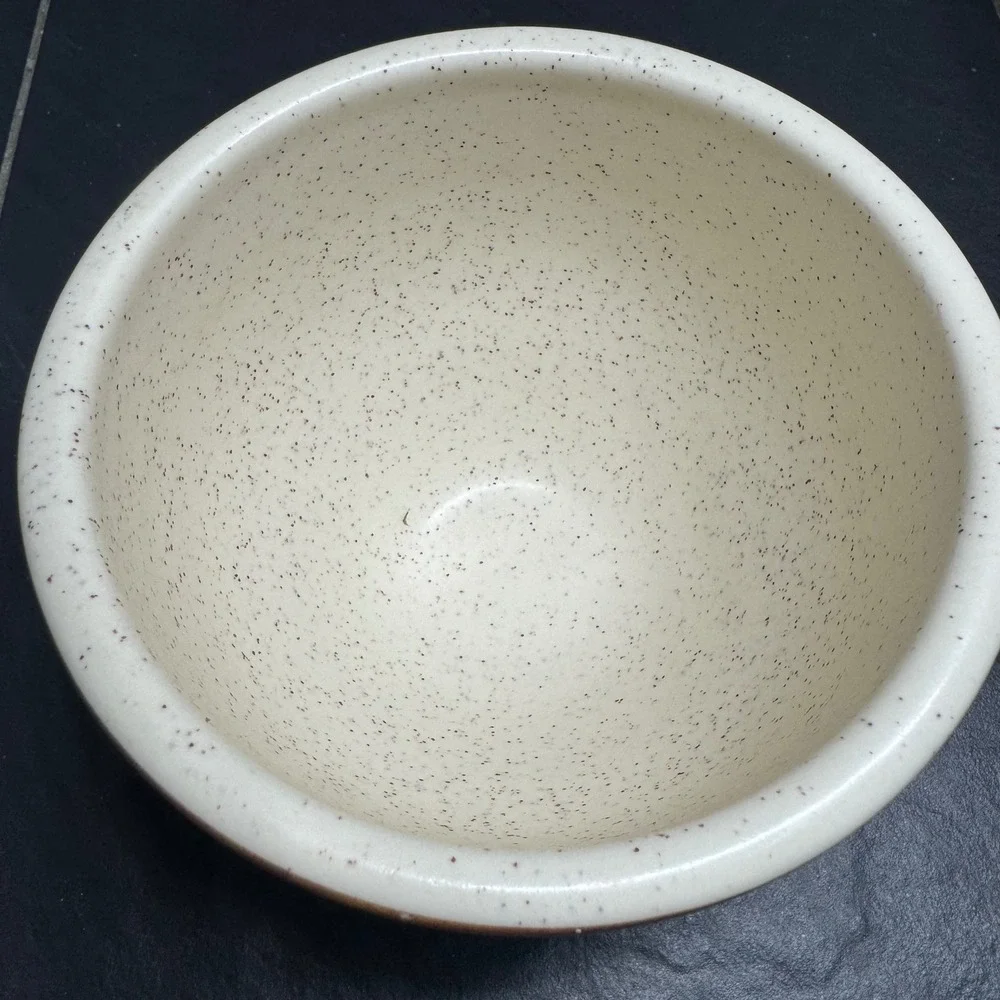 Treasure Craft Horizon Speckled Stoneware Bowl Southwestern GeometricUSA‎ Made